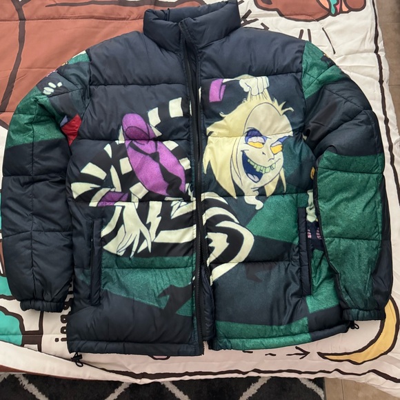 Beetlejuice puffer jacket. Like new just without tags. - Picture 1 of 4
